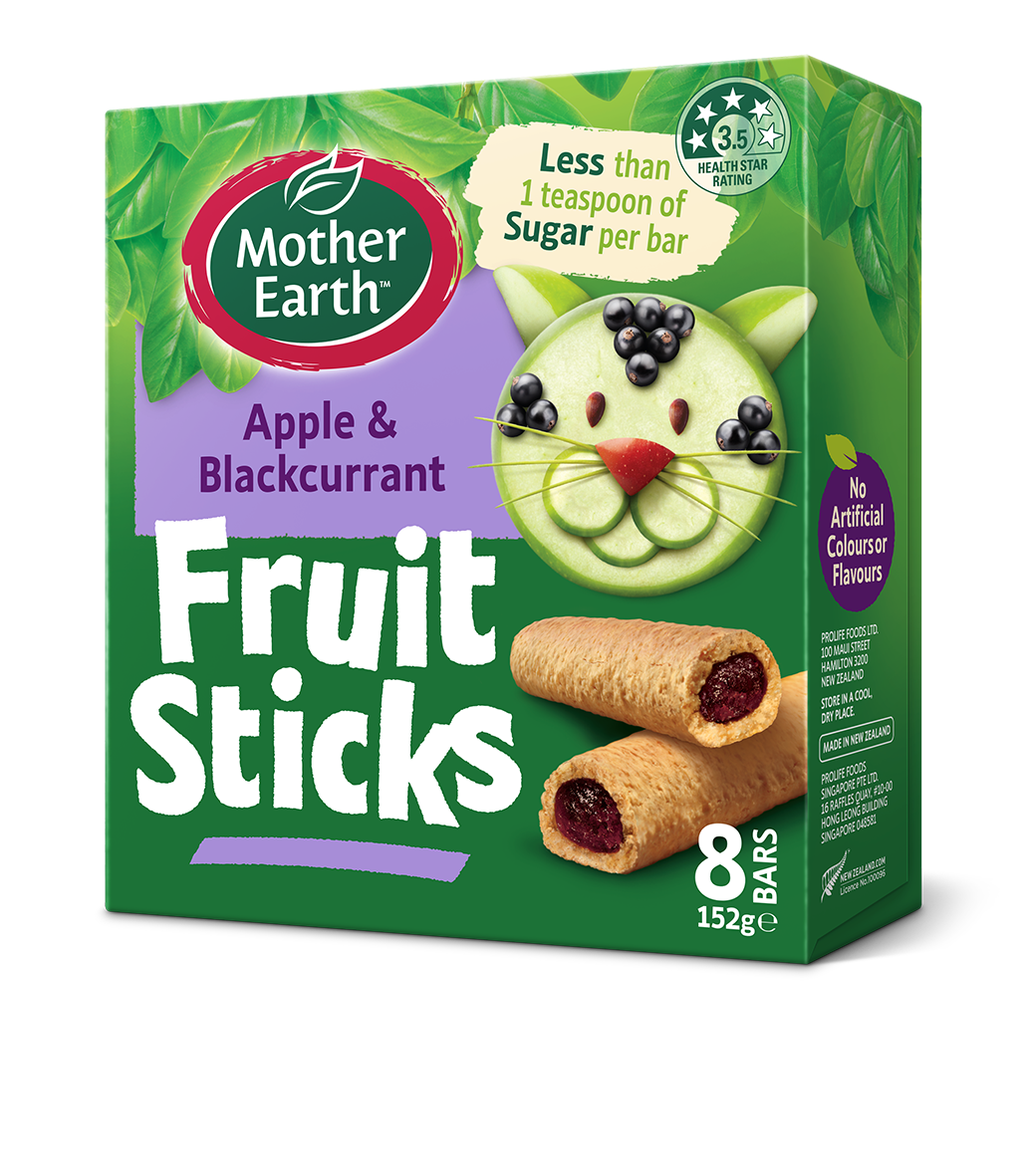 Mother Earth Fruit Sticks Apple & Blackcurrant